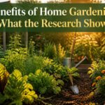 A lush garden filled with various vegetables and colorful flowers.