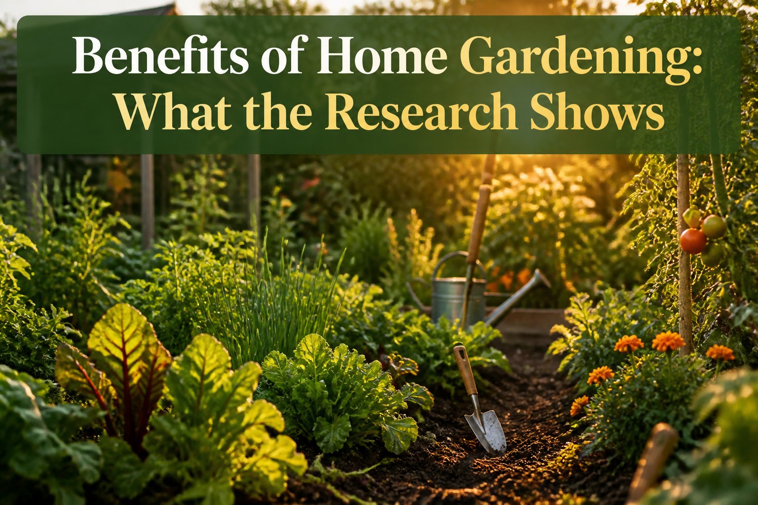 A lush garden filled with various vegetables and colorful flowers.