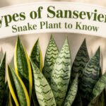 A variety of Sansevieria snake plants displayed in a bright setting.