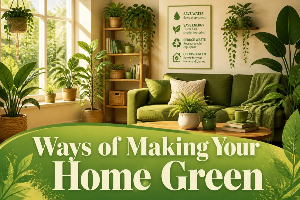 A collection of eco-friendly home improvement ideas.